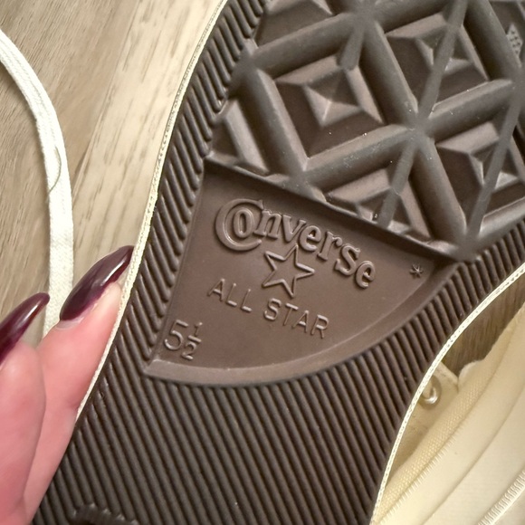 Comme Des Garcons PLAY x Converse Unisex Chuck Taylor High Top Sneakers - Picture 7 of 9